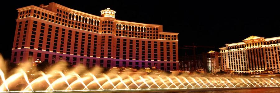 Las Vegas: The Bellagio Fountains - Credit: Kashyap Hosdurga - Wikimedia