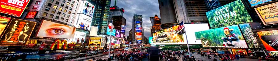 New York City: Times Square - Credit: james-ting-VIhBOwitqu8-unsplash